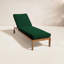 Venice Outdoor Teak Chaise Lounge-519627959