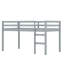 Lit mezzanine en bois avec échelle-1049872952