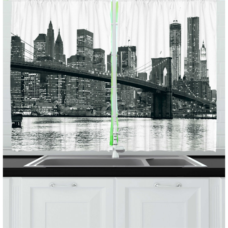 Pointed Kitchen Curtain