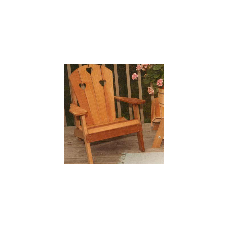 Chaise adirondack Tillison, Teinture / scellant cèdre