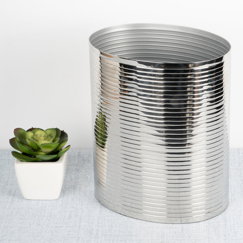 Steel Open Kitchen Trash Can - 7.5 Gallons