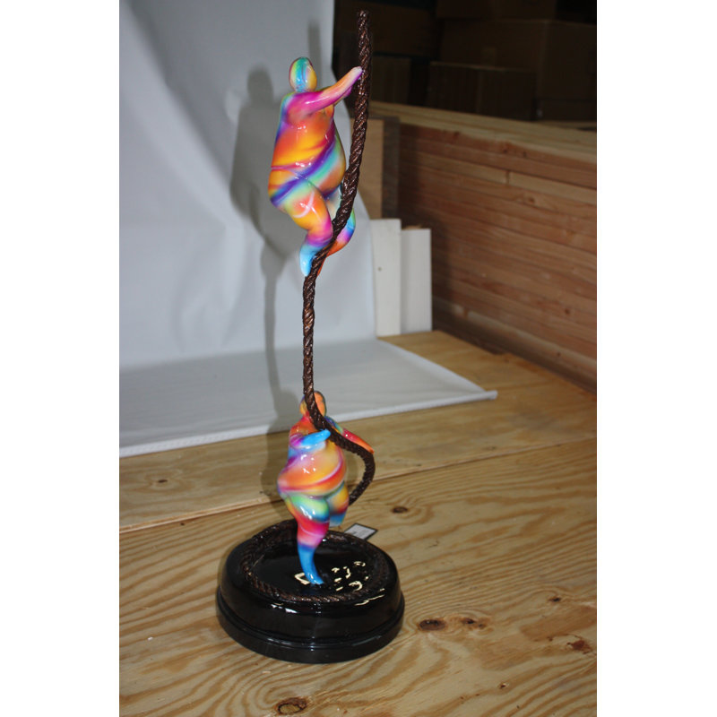 Statue Kamaury 2 en corde d'escalade pour dames - Taille: L 10 po x l 10 po x H 31 po.