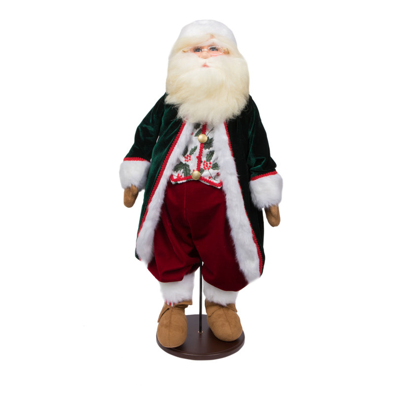 Poupée du Père Noël avec support