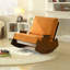 Chaise berçante en bois massif-99449431