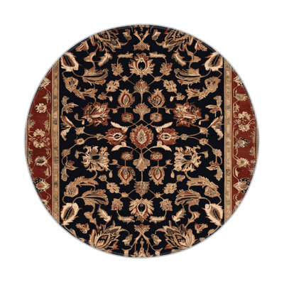 Persian Brown Indoor and Outdoor Area Rug