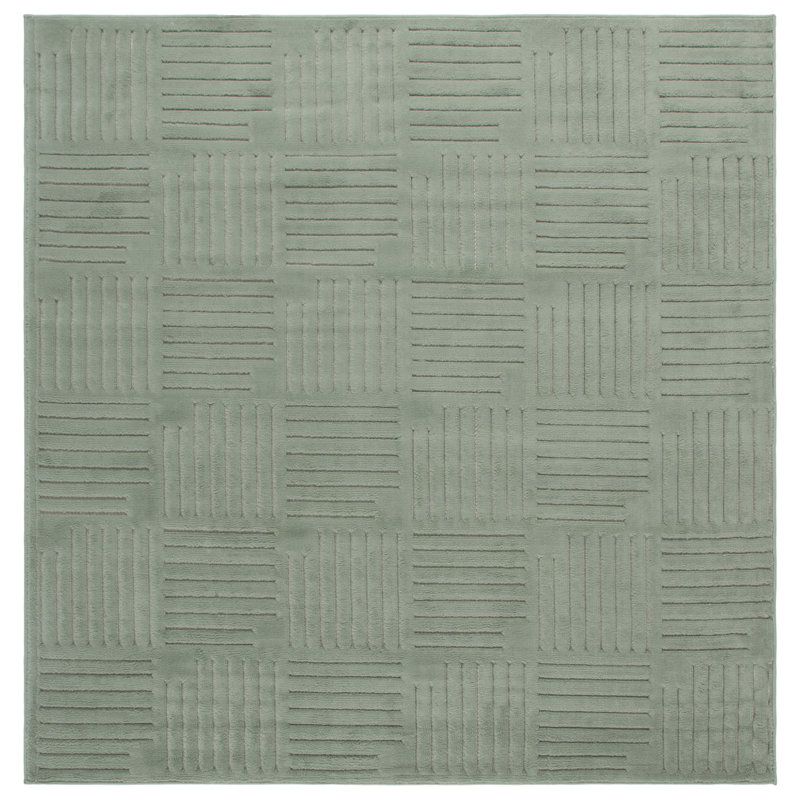 Mirissa Performance Solid Color Rug, Square 8'