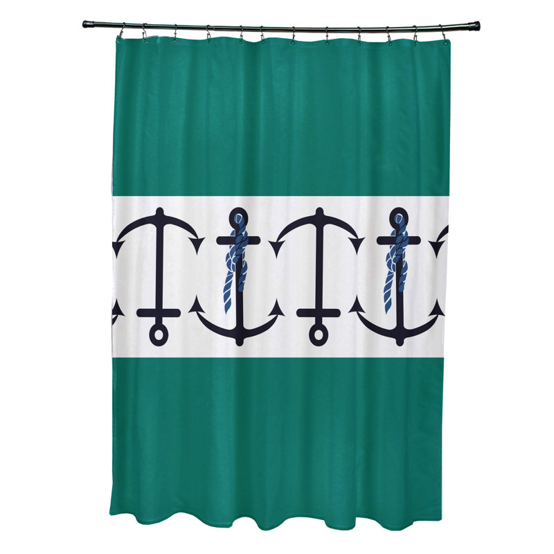 Rideau de douche Anchor, Vert