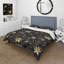 Hollywood Opulent Charm Gold And Black III - Ensemble de housse de couette damassé-1253342347