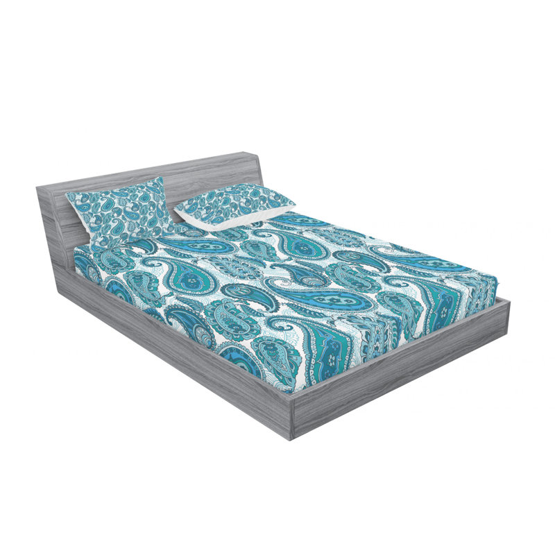 Microfiber Paisley Sheet Set