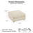 31'' Wide Oversized Ottoman -596814530