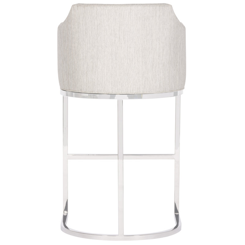 Tabouret de bar Make It Yours, Nickel poli, Très grand (assise de 34 po de hauteur)