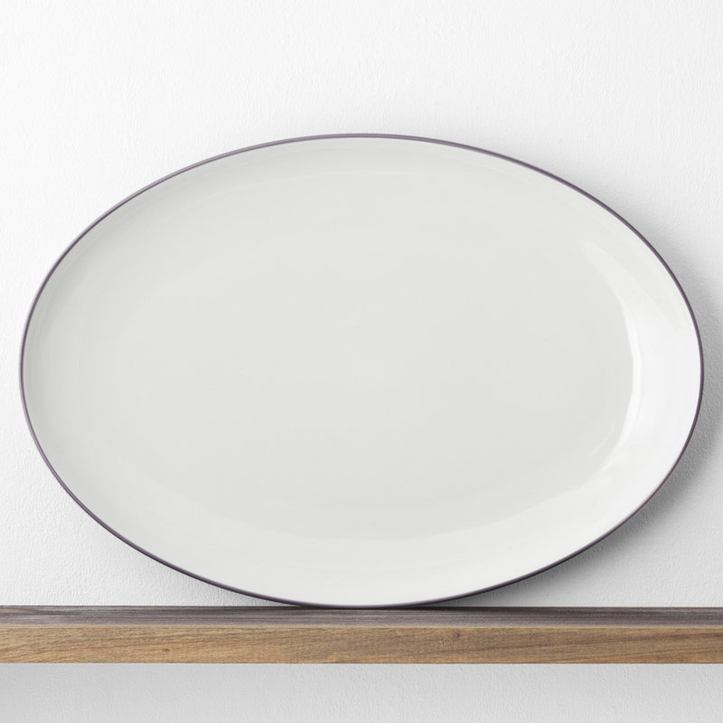 Plateau ovale Noritake Colorwave, Prune
