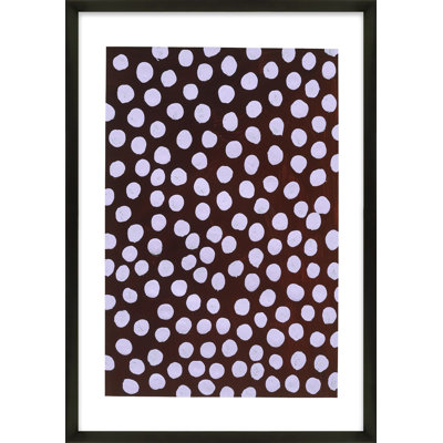 Lilac On Maroon Painting by Michela Sorrentino