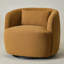 Fauteuil pivotant rembourré Bolton-2112903098