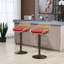 Deux tabourets de bar, tabourets de bar pivotants, chaises à hauteur de comptoir réglable pour la cuisine, la salle à manger, tabouret de bar moderne pour la maison-1531616715