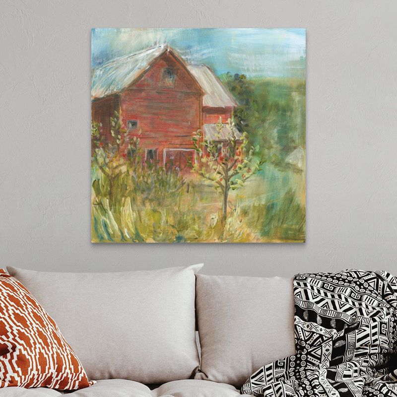 «Barn Orchard» par Sue Schlabach, reproduction sur toile, Toile tendue, H 36 po x l 36 po x P 1,25 po