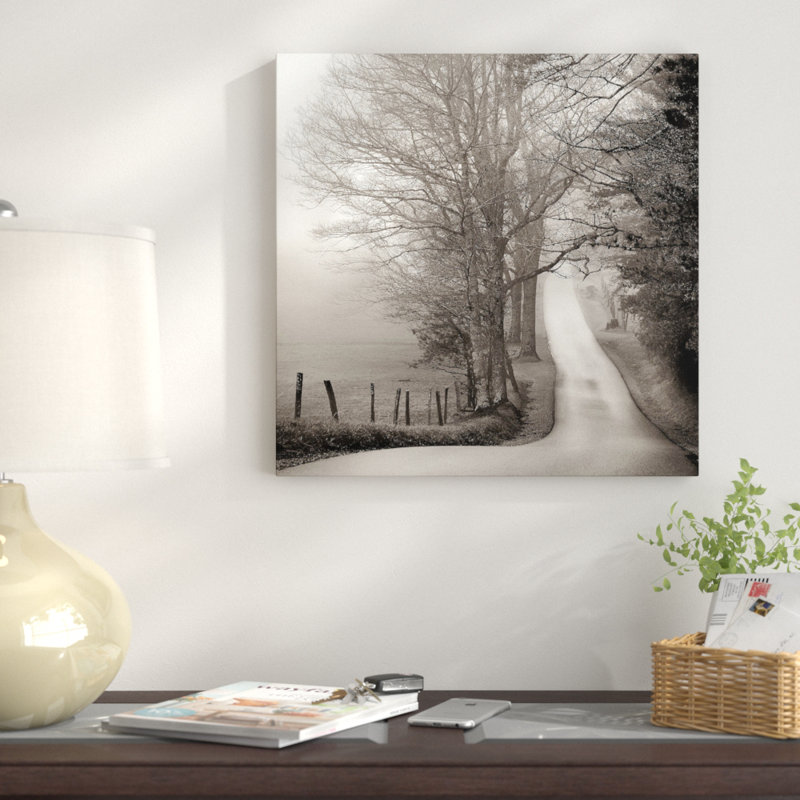 « cades cove loop », reproduction de photo sur toile, H 26 po x l 26 po x P 1,5 po