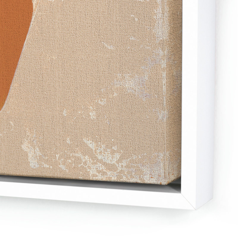 I Dream Of Floating In Canyons Painting by Greg Gove, Brown Canvas Floater Framed, 24.5" H x 48" W x 2" D