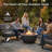 27'' MGO Propane Outdoor Fire Pit with Lightweight Concrete Finish, 40000 BTU Round Fire Pit Table with Steel Burner & Lava Rocks for Patio Backyard-296100992