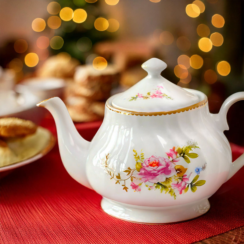 Théière en porcelaine 37 oz Rabia
