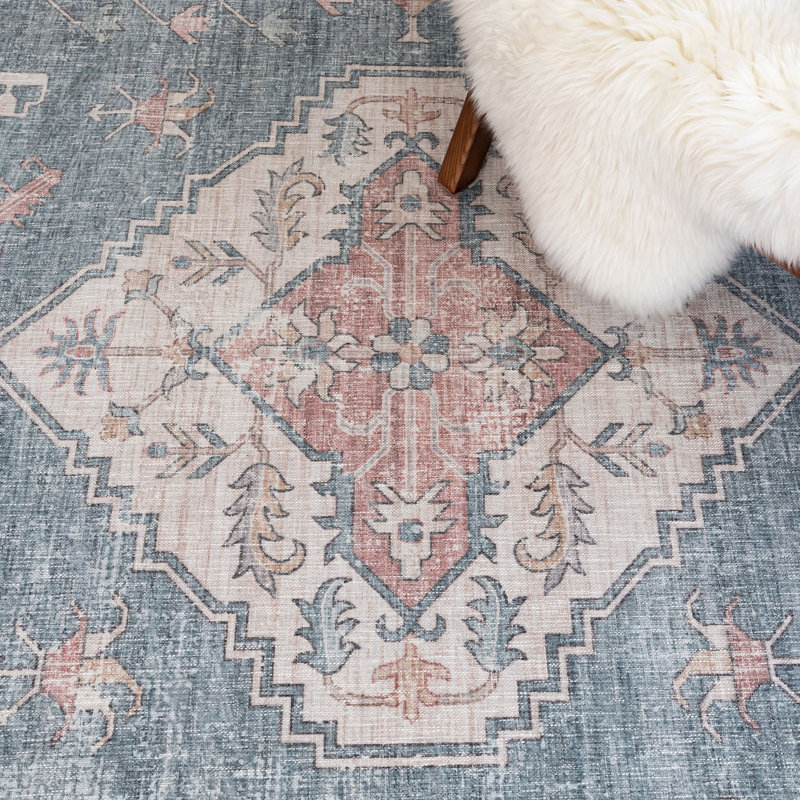 Tapis lavable à la machine BELIDDA, Rectangle 3 pi 6 po x 5 pi 6 po