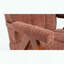 Méridienne en chenille nuage - Structure en bois massif - Rouge rouille-722239211-722239222
