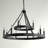 Emmalynn 12 - Light Steel Dimmable Round Chandelier