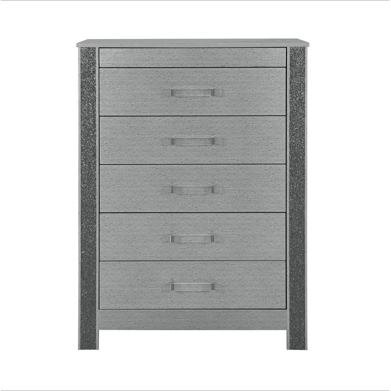 Commode argent Lorenzo