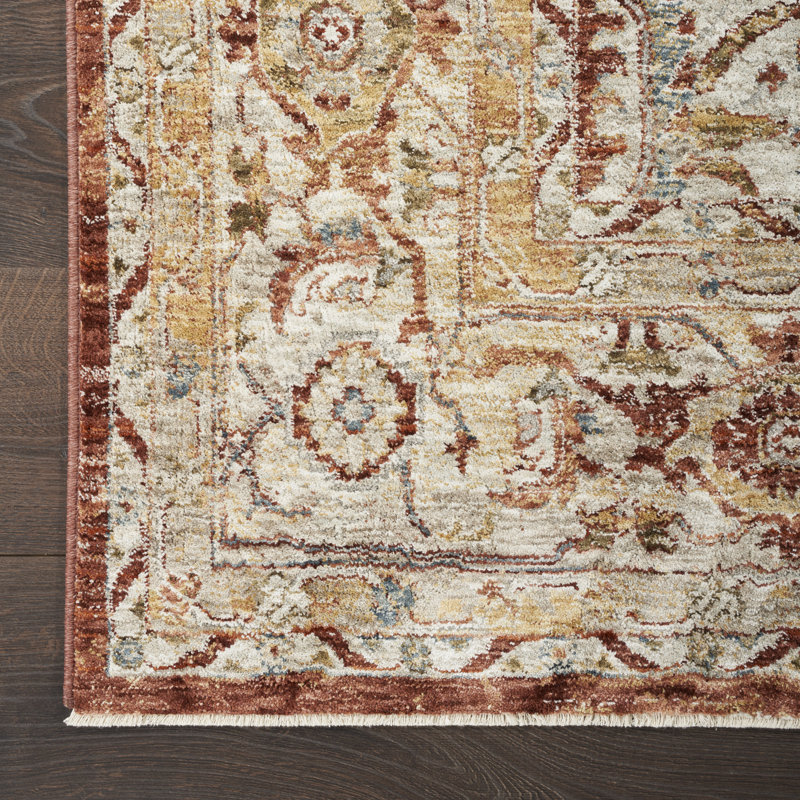 Floral Indoor Rug, Rectangle 9'3" x 12'7"
