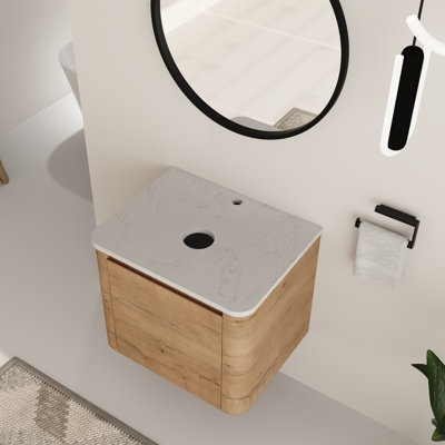  Eaton 24'' Single Bathroom Vanity Base Only, Base Cabinet without sink