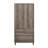 Jimi Glass Door China Cabinet with Lower Drawer Storage-1933251344