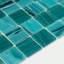 Carreau de mosaïque en verre de qualité supérieure texturé à bords droits de 1,4 po x 1,4 po-109868473