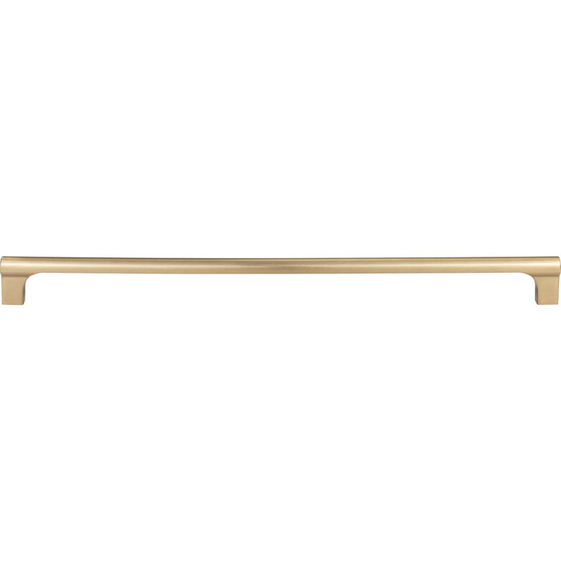 Whittier 12" Center to Center Bar Pull, Warm Brass