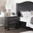 Charcoal Brown Finish Traditional Bedroom Furniture 1Pc Nightstand Of 3 Drawers Antique Handles Classic Design Bedside Table, Nightstand