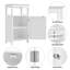 Rangement pour salle de bain Fabrienne