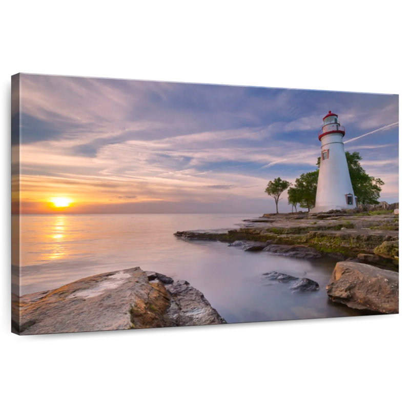 Photographie du phare de Marblehead par Aletra, H 30 po x l 45 po