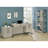Loomis 4-Shelf Bookshelf, Modern Elegance With White Washed Grey Finish And Ample Storage