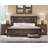 Set of 2 End Table with Charging Station,Side Sofa Table with Drawers, Nightstand with Power Outlets-2001737556