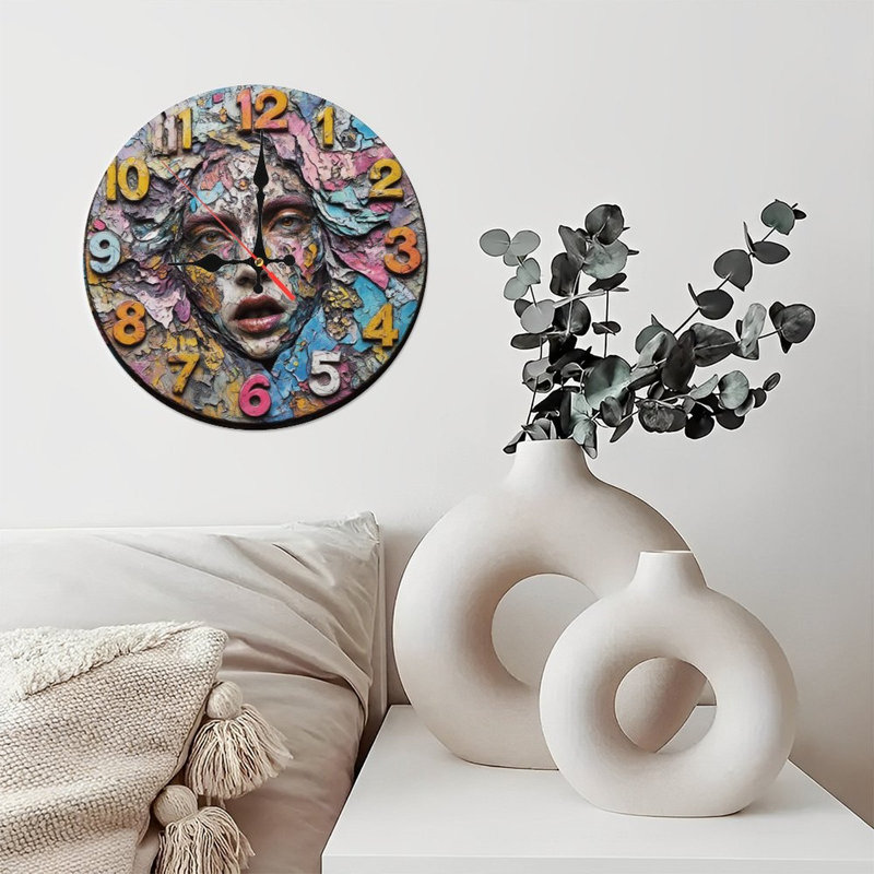 Horloge texturée pour femme