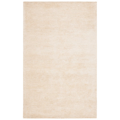 Tapis de couleur unie en laine / coton touffeté à la main Dreux