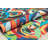 Maisie Abstract Coming Up Roses Area Rug-1818486348