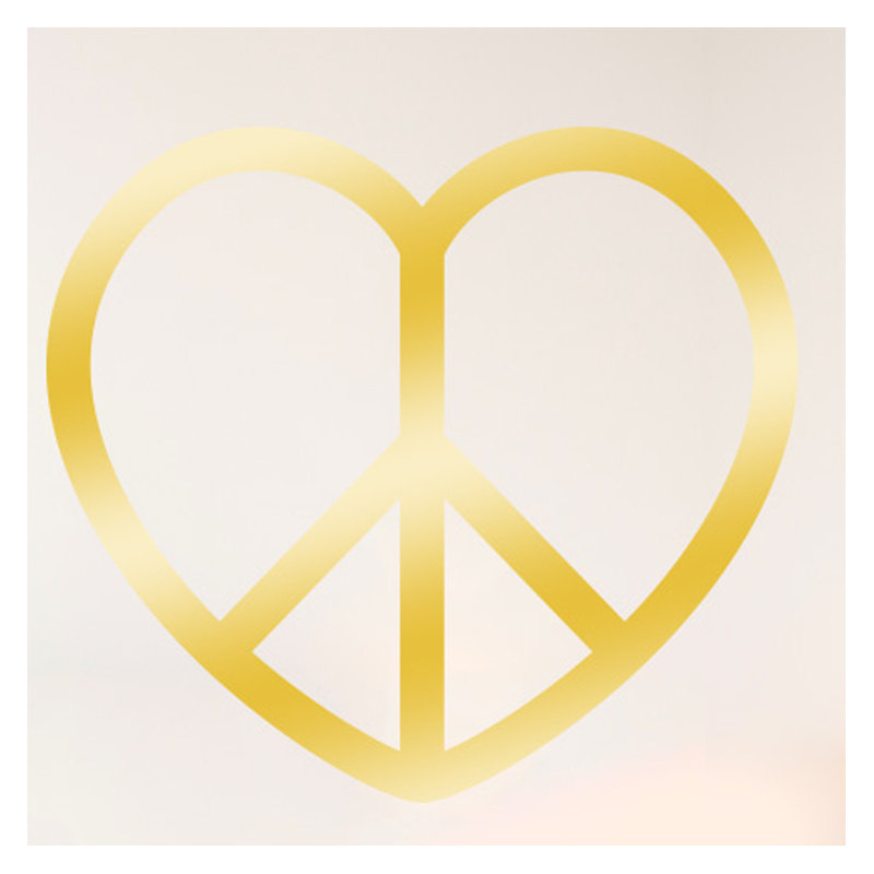 Wall Decal, Shiny Gold