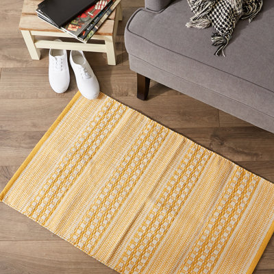 Cedartown Cotton Striped Indoor Rug