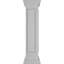Poteau d'extrémité Newel avec panneau, capitonnage et base (ensemble d'installation inclus)-89194688