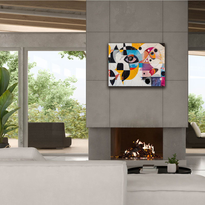 Art mural sur toile Wrought Studio «The Eyes No 2» par Andreas Magnusson, 34 po x 26 po, H 26 po x l 34 po x P 1,5 po