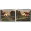  Ensemble de 2 toiles flottantes Traditional Country Farmland par Ethan Harper-1107558818-1107558819