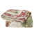 Red/Ivory/Green/Brown Patchwork