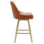 Tabouret de comptoir rembourré Kols