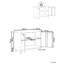 90cm Sideboard