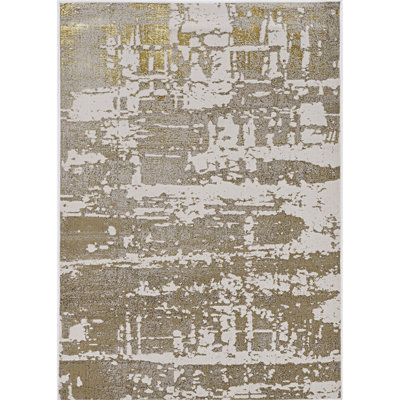 Tapis ivoire / gris Yazmin